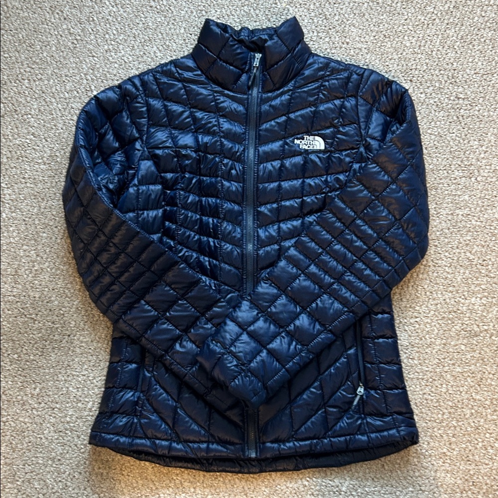 The North Face Dark Blue Quilted Jacket